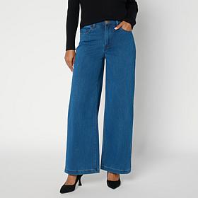 Mark & James by Badgley Mischka Wide Leg Knit Denim Pant