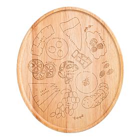 Meg Quinn x Maple Leaf at Home Charcuterie Map Board w/Bonus Recipes