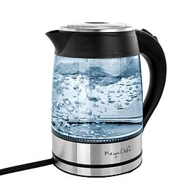 MegaChef 1.8L Glass & Stainless Steel Electric Kettle