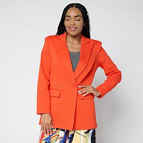 Megan Renee Cotton Twill Blazer