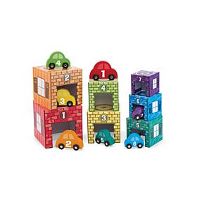 Melissa & Doug Nesting and Sorting Garages & Cars