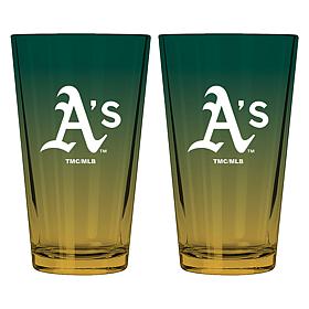 Memory Company 2pk 16oz Ombre Pint Glass Athletics