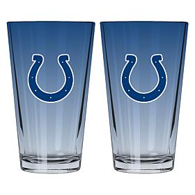 Memory Company 2pk 16oz Ombre Pint Glass Colts