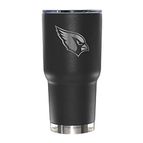 Memory Company 30oz Black Tumbler Etched Logo Cardinals