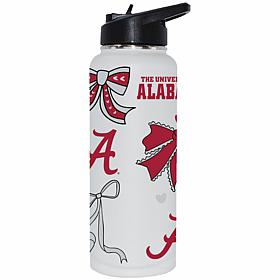 Memory Company 34oz Bow White Quencher Alabama