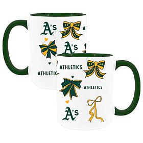 Memory Company Athletics 2pk 15oz Bow Coffee Mug