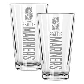 Memory Company Mariners 2
pack 16oz Pint Glass