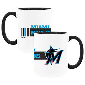 Memory Company Marlins 2
pack 15oz Coffee Mug