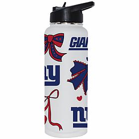 Memory Company NFL Giants 34-oz Bow White Quencher Tumbler