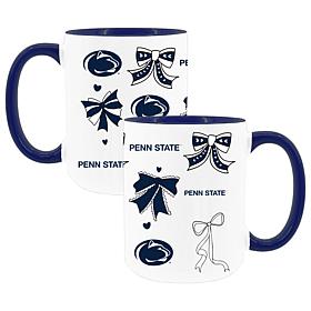 Memory Company Penn State 2pk 15oz Bow Coffee Mug