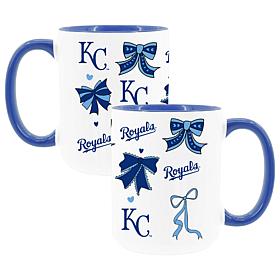 Memory Company Royals 2pk 15oz Bow Coffee Mug