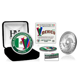 Mexico World Baseball Classic 2026 Silver-Plated Coin