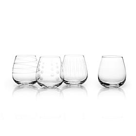 Mikasa Cheers Stemless Wine Glass Set of 4