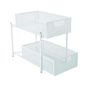 Mind Reader 2-Tier Cabinet Basket Mesh Storage Baskets