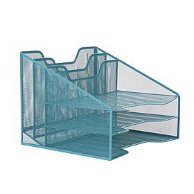 Mind Reader 5-Tier Mesh Desk Organizer Tray