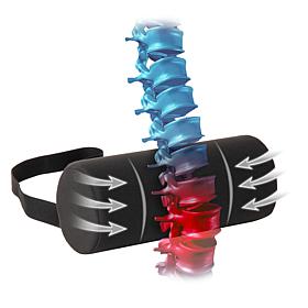 Mind Reader Lumbar Roll Pillow with Air Cloud Memory Foam