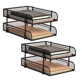 Mind Reader Network Collection 2Tier Paper Tray File & Document Holder