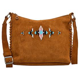 Minnetonka Nizhoni Hand-Beaded Suede Handbag