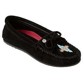 Minnetonka® Nizhoni Hand-Beaded Suede Moccasin