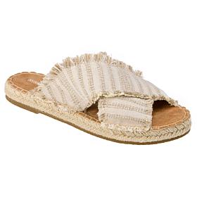 Minnetonka® Pepper X-Band Espadrille Slide Sandal