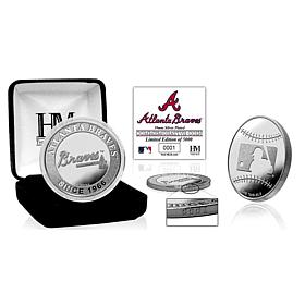 MLB Atlanta Braves Silver-Plated Coin