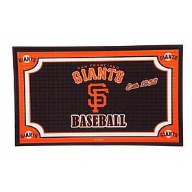 MLB Embossed Door Mat - San Francisco Giants