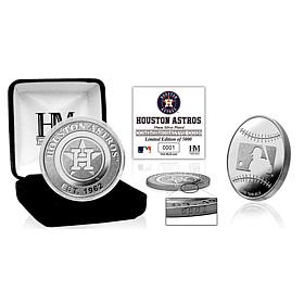 MLB Houston Astros Silver-Plated Coin