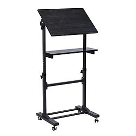 Mount-It! Mobile Lectern Stand Up Desk