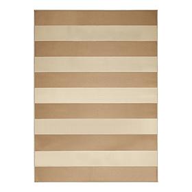 My Magic Carpet 5'x7' Jute Anika Striped Washable Rug 
