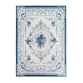 My Magic Carpet Aubusson Washable Area Rug 5'x7'