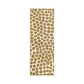 My Magic Carpet Genevieve Gorder Puff Dotty 2.5'x7' Rug -Honey Beige