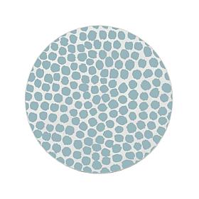 My Magic Carpet Genevieve Gorder Puff Dotty 6'x6' Rug - Lake Blue