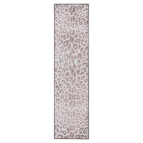 My Magic Carpet Miya Leopard Washable Runner Rug 2.5'x10'