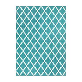 My Magic Carpet Moroccan Trellis Washable Area Rug 5'x7'