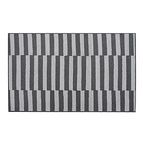 My Magic Carpet Tratti Offset Stripe Washable Area Rug 3'x5'