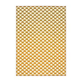 My Magic Carpet Yanis Yellow/Gold Washable Area Rug 5'x7''