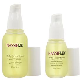 NassifMD Hydro-Screen Hydrating Serum Home & Go 2-piece Set