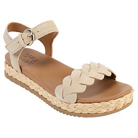 Naturalizer Neila Leather Espadrille Sandal