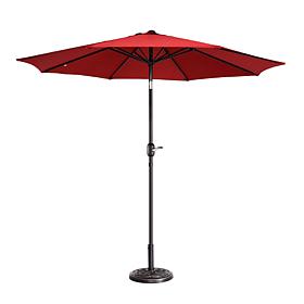 Nature Spring 9' Patio Auto Tilt Umbrella - Red