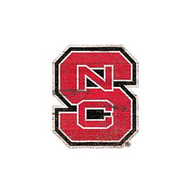 NC State University Distressed Logo Cutout Sign