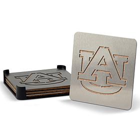 NCAA Boasters 4-Piece Coaster Set - Auburn Tigers