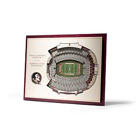 NCAA FL State Seminoles StadiumViews Wall Art - Doak Campbell Stadium 