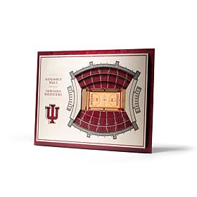 NCAA Indiana Hoosiers StadiumViews 3-D Wall Art - Assembly Hall 