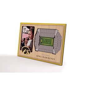 NCAA Iowa Hawkeyes 3-D Stadium Views Picture Frame