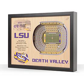 NCAA LSU Tigers StadiumViews 3-D Wall Art - Tiger Stadium