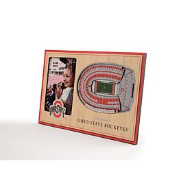 NCAA Ohio State Buckeyes 3-D Stadium Views Picture Frame