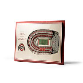 NCAA Ohio State Buckeyes StadiumViews 3-D Wall Art - Ohio Stadium 