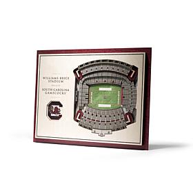NCAA SC Gamecocks StadiumViews 3-D Wall Art - Williams-Brice Stadium 