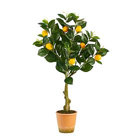 Nearly Natural 28” Lemon Artificial Tree in Decorative Planter