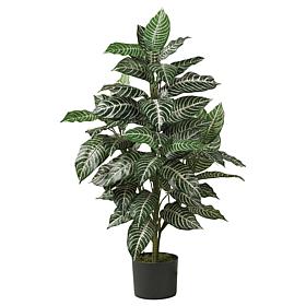 Nearly Natural 3' Zebra Silk Plant